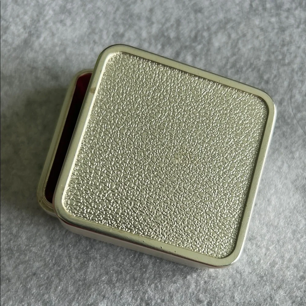 Vintage Silver Plated with Studs Trinket Box